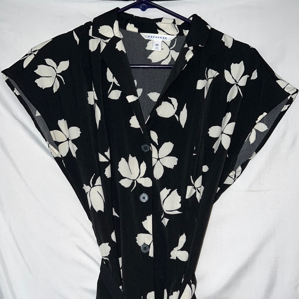 Pop sugar Black Floral dress - Picture 2 of 7